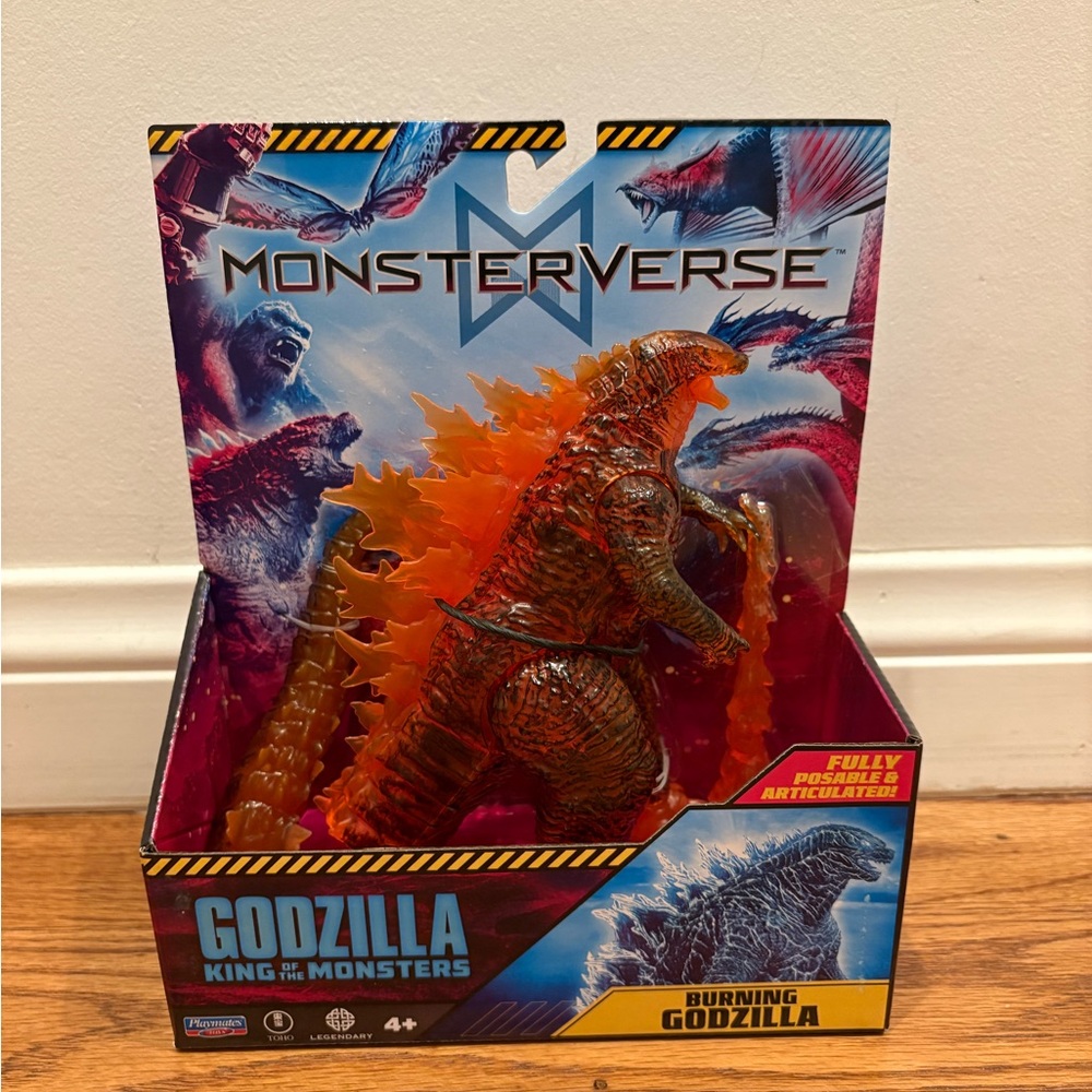 Godzilla King Of Monsters BURNING GODZILLA Monsterverse Brand New Playmates